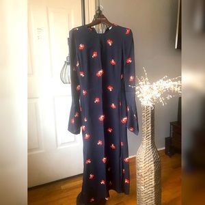 Victoria Beckham embroidered long dress